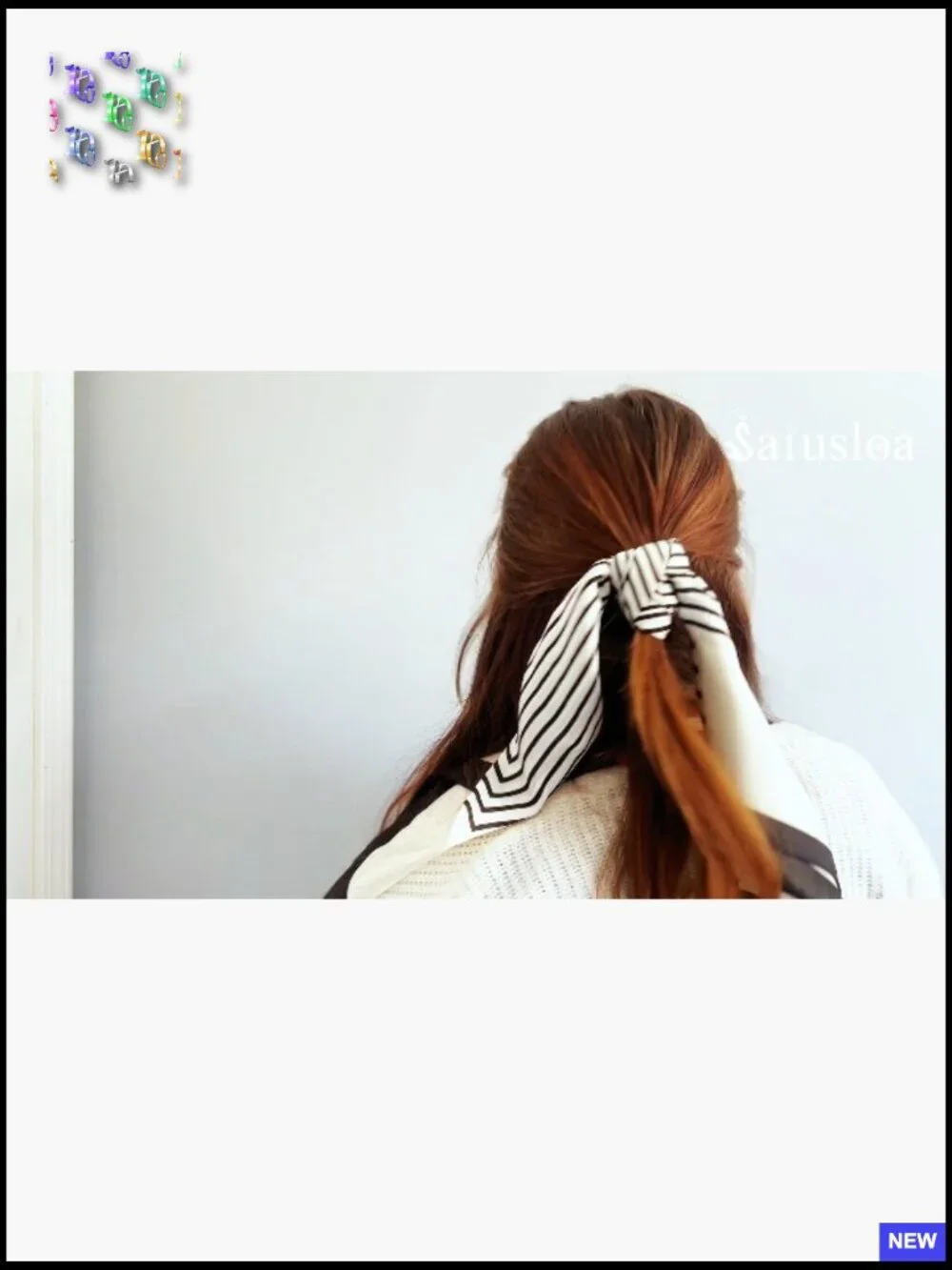 Silky Square Scarf Fashion Lightweight Versatile Neck Wrap Hair Bandana